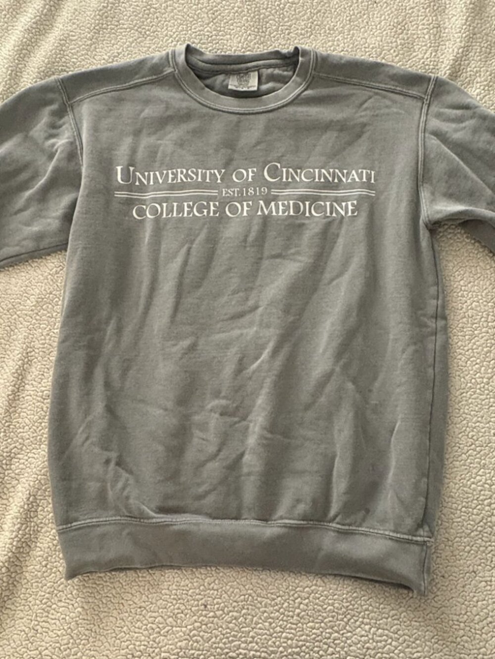 University of Cincinnati college of medicine sweatshirt